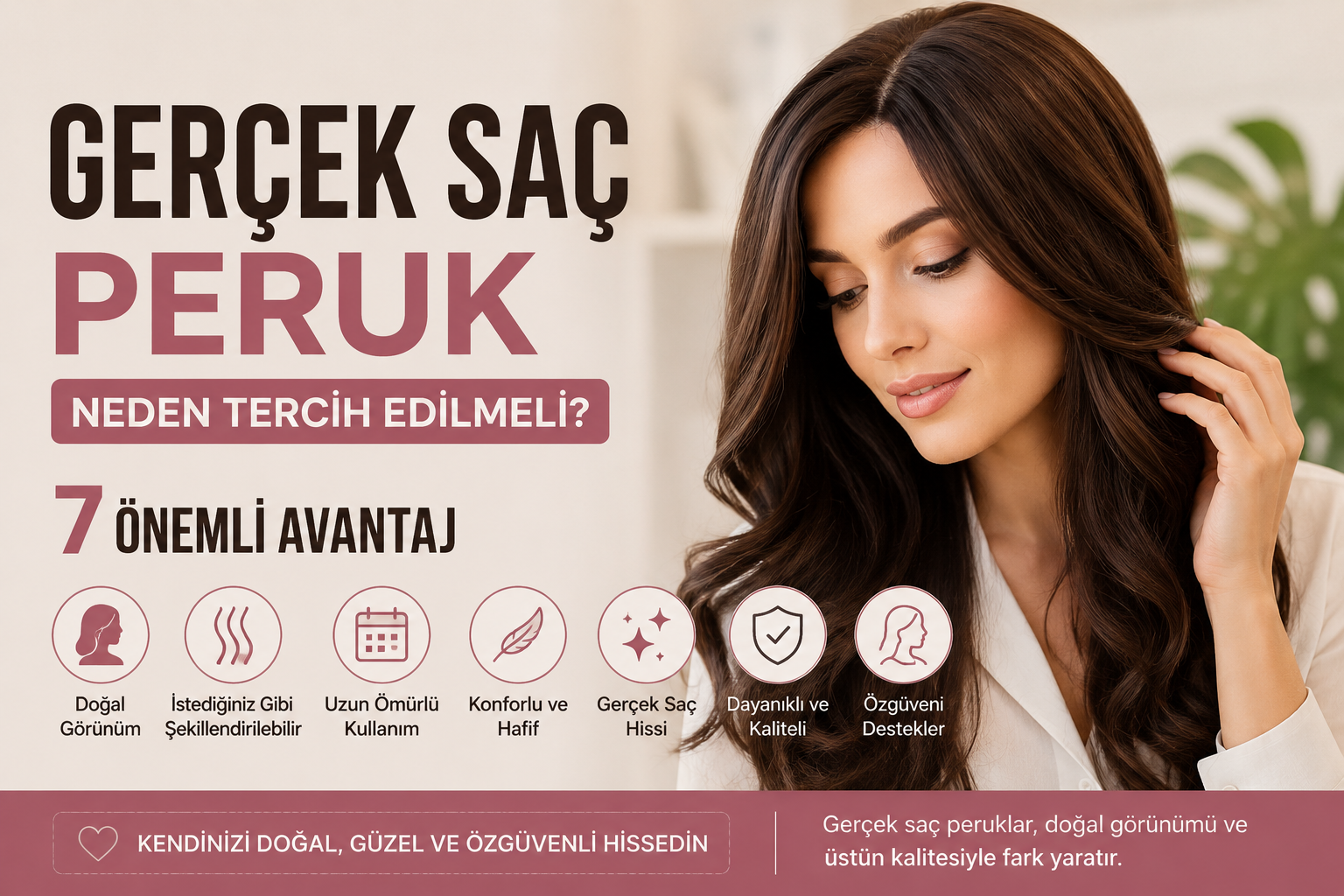Gerçek Saç Peruk Neden Tercih Edilmeli